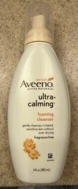 Aveeno Active Naturals Ultra Calming Foaming Cleanser 6 oz fragrance free NEW